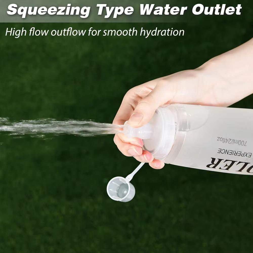 NEWBOLER Sports Water Bottles BPA-Free Collapsible Soft Flask Running Camping Hiking Hydro Flask Soft Water Bottle for Hydration 1