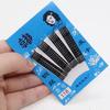 Kyoto Black Hair Styling Clips for Children's Bangs and Sideburns – Small Steel Wire Straight Clips for Makeup Artists
