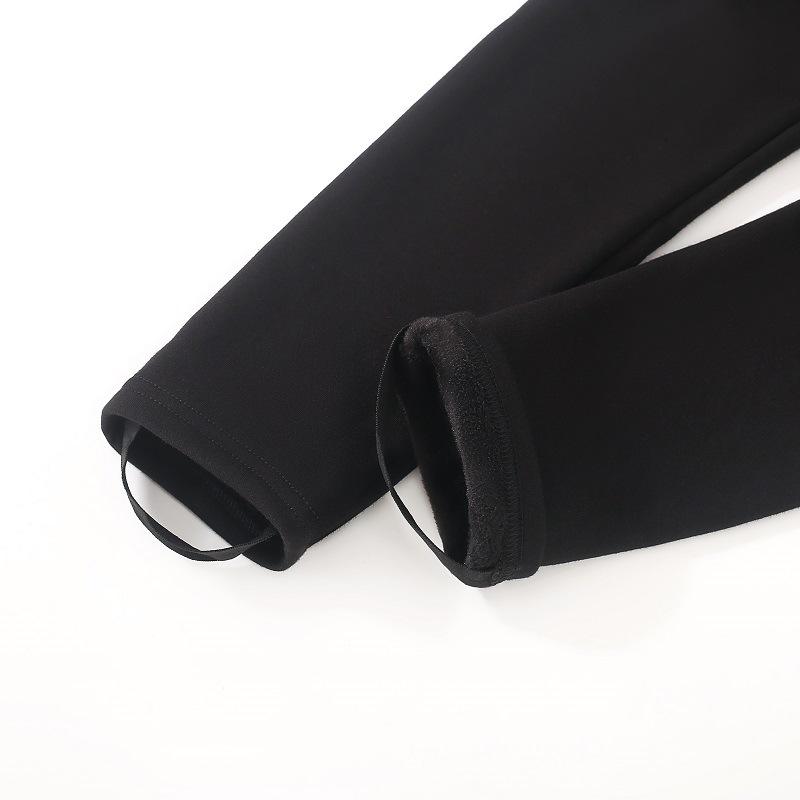 Teens School Girls Culottes Fleece Lined Skirt-Pants Winter Thickened Skirted Leggings Kids Fake Two-Piece Pleated Skirt Tights