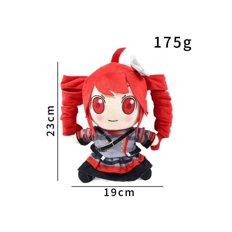 Pink/Red Kasane Teto Plushie Stuffed Anime Teto Soft Plush Toys Collectible Figure Doll Birthday Xmas Gifts