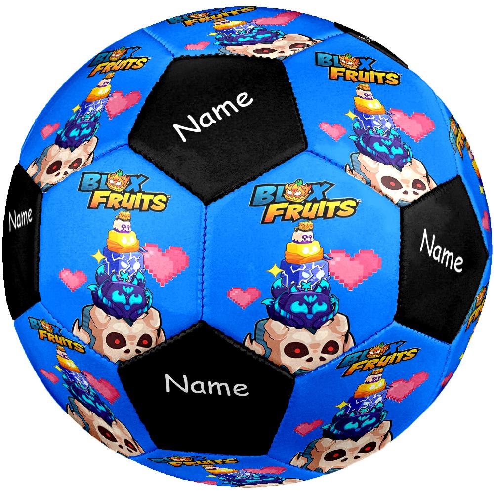 Custom Name Blox Fruits Theme Size 5 Soccer Ball, Suitable for Both Indoor and Outdoor Matches, a Gift Suitable for Everyone.