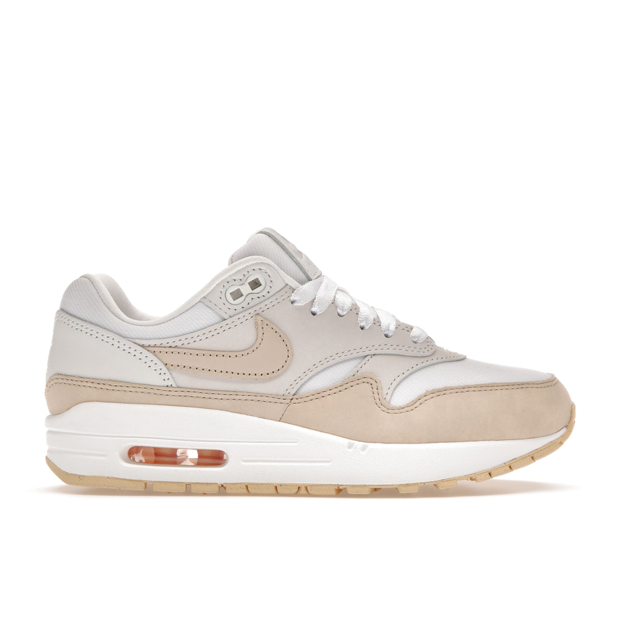

Женские кроссовки Nike Air Max 1 Premium Sanddrift светло-коричневые Summit-White Phantom FB5060-100