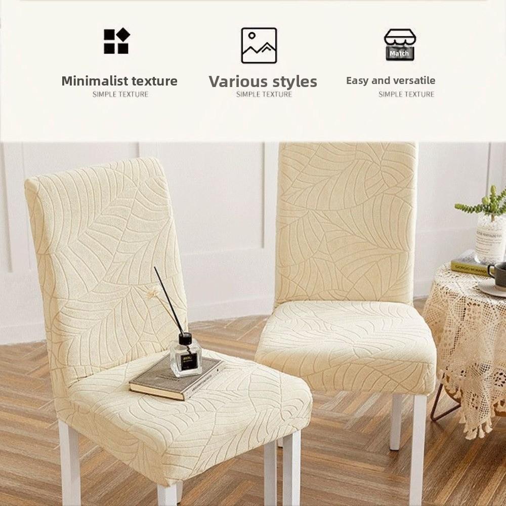 High Back Dining Chair Cover Stretch Jacquard Jacquard Chair Cover Stretch Chair Cover  Kitchen