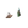 Cafe Napkin Holder Tissue Dispenser Wood Base Organizer Peacock Statue Animal Sculpture Collection