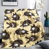1PC Ranma Print Flannel Blanket, High quality Comfortable for All Seasons, Home Decor, Warmth and Comfort, Perfect for Christmas Gifts127