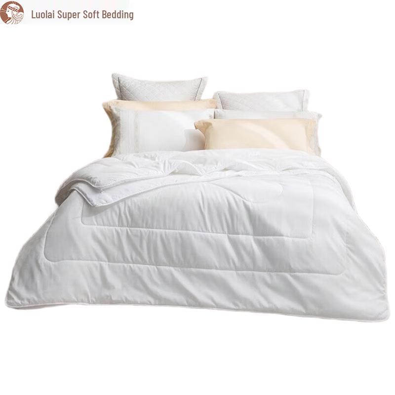 LUOLAI All-Season Mulberry Silk & Wool Blend Combination Duvet