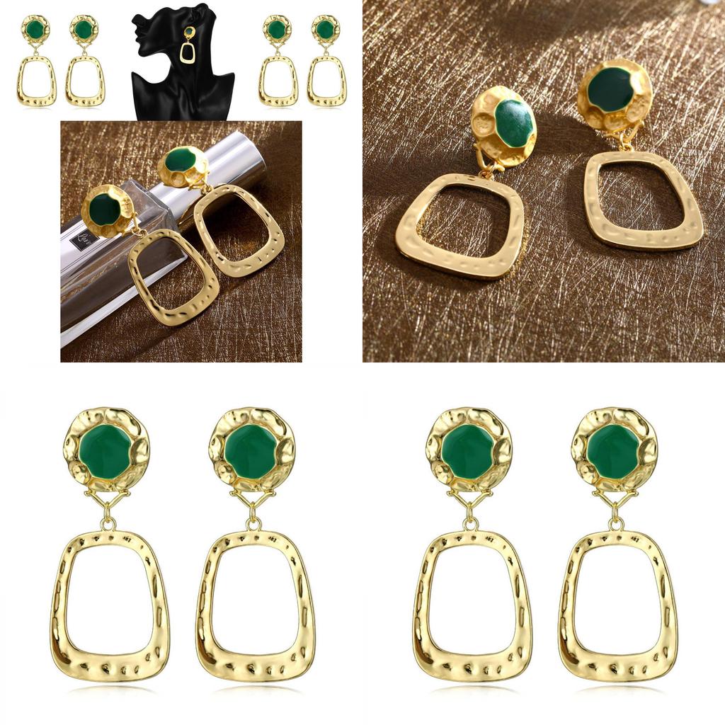 Modern Geometric Alloy Earrings For Women Fashionable And Chic Jewelry