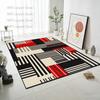 Ins Simple Style Geometric Living Room Carpet Cloakroom Bedroom Washable Non-slip Rug Dining Room Art Decoration Soft Floor Mat