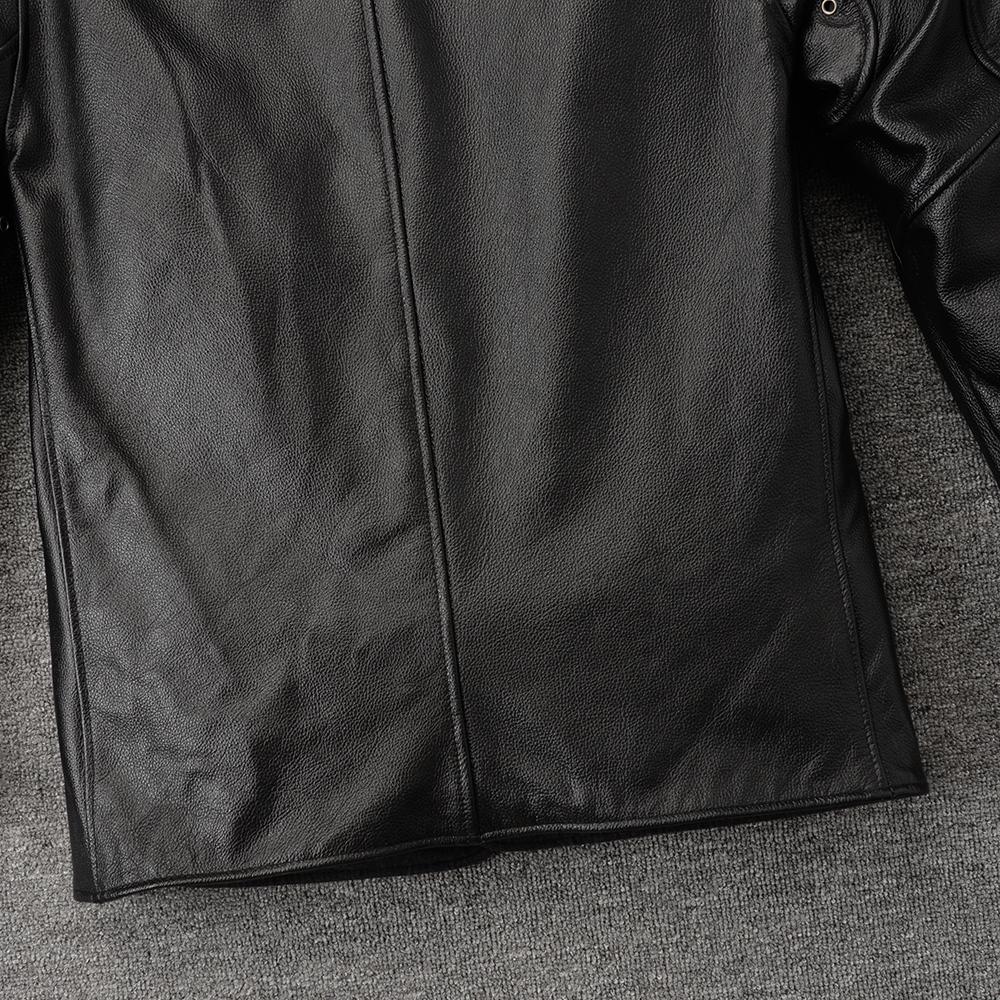 Gatekeeper Jackets Genuine Cow Leather Jacket Men Spring Autumn Coats Men's Cohiwde Jackets