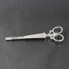 1x copricapo per capelli con fermaglio per capelli a forma di forbici dorate e argentate alla moda da donna