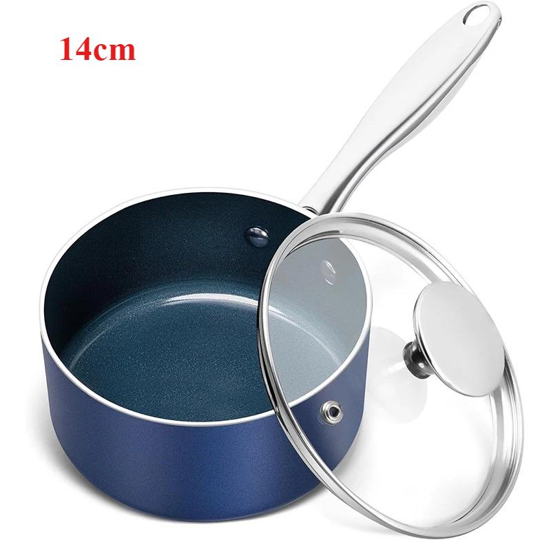 

MICHELANGELO NON-STICK PAN Sauce Pan Sets Aluminum Home Milk Pot with Stainless Steel Handle Cooking Soup Pot Kitchenware