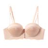 Underwear Women Gather, Small Breasts Are Not Empty, the Upper Support of the Cup Is Large, Anti-sagging, No Steel Ring Tube Top, No Shoulder Strap