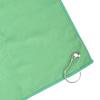 Waffle Microfiber Golf Towels Cleans Clubs Balls Hands Cleaning Towel with Carabiner HookGreen