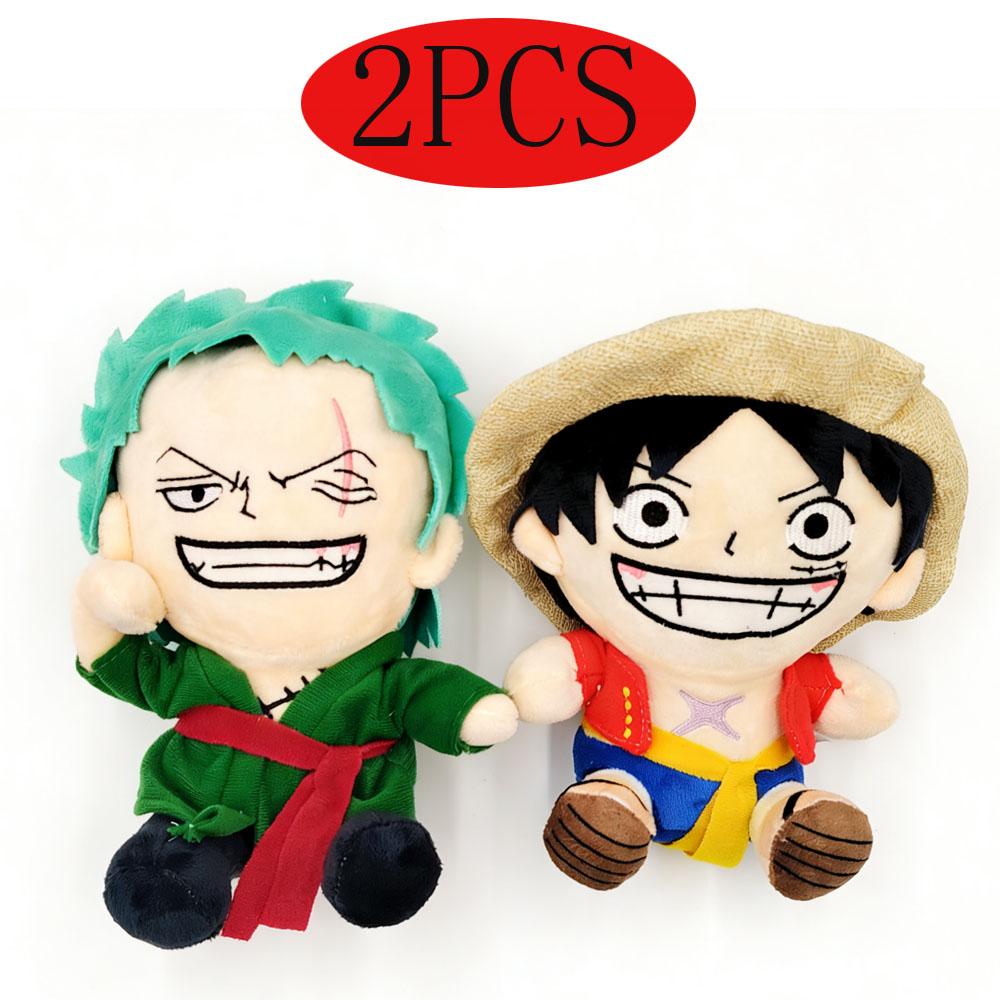 One Piece Anime 20-22cm Plush toys Luffy Zoro Plush Toy Keychain doll Backpack Hangings Kid Christmas Gift Toys,room decoration