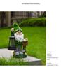 Solar Elf Garden Light: Outdoor Resin Ornament for Villas