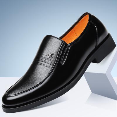 Fashion Casual Leather Shoes High Quality Comfortable Men's Loafers Business Shoes Formal Dress Shoes Slip On Office Work Shoes