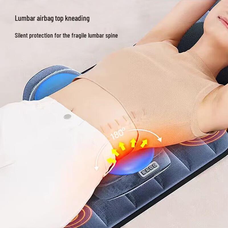 AUX Full Back and Lumbar Kneading Massage Cushion CN plug (adapter included)