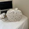 Floral Print Shoulder Bag Women's Large Capacity Bucket Bag Commuter Tote Bag