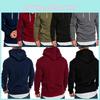 Hooded Mens Hoodies Sweatshirt Sweater Jumper Comfy Pullover Outwear Coat Tops