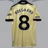 Mens Short Sleeve Football Jersey Premium Fan Edition Striped Design Arsenal Home Match Support