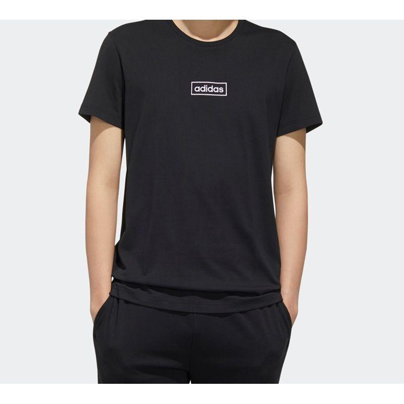 Adidas Neo Sports Crew Neck T-Shirt Men Tops Black FP7467