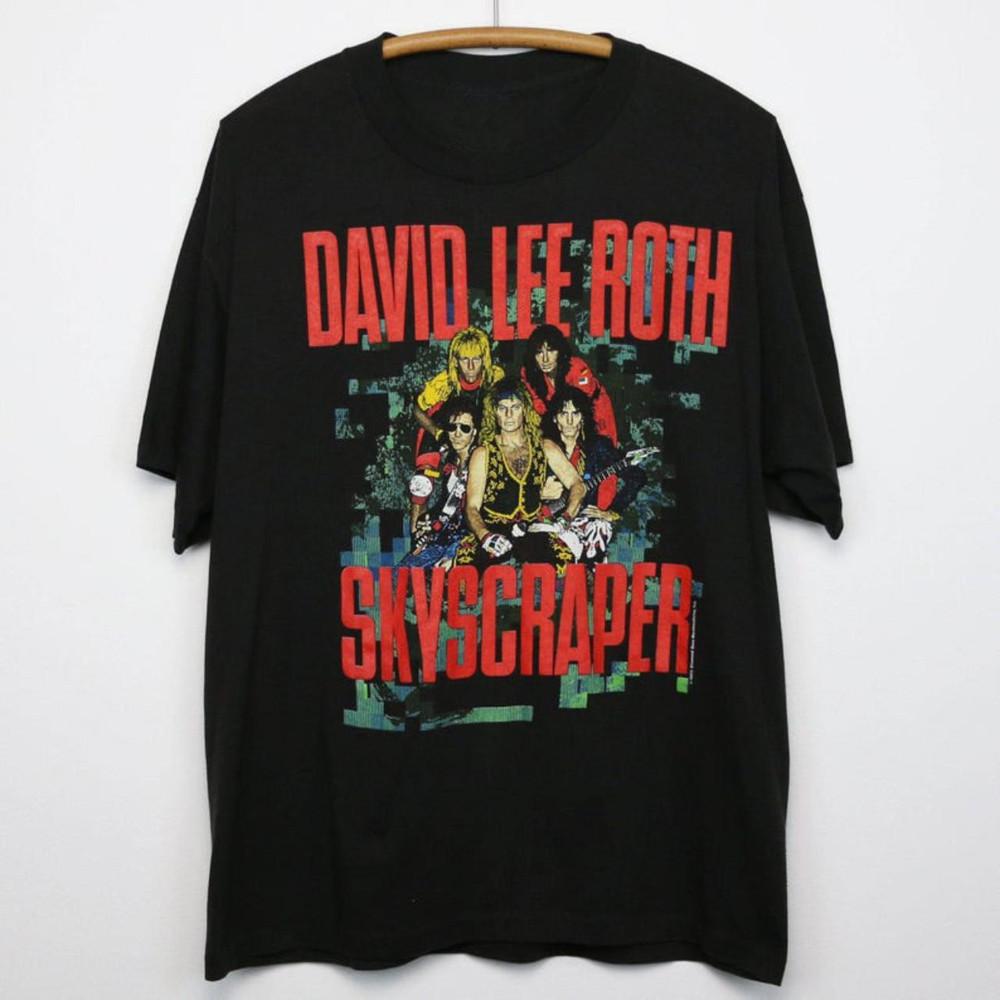 David Lee Roth Shirt 1988 Skyscraper World Tour Concert Tee Unisex T-Shirt XXL