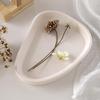 Large Capacity Designs Love Oval Plate Tray Craft from Silicone Portable for Restaurant Service And Holiday Decorations