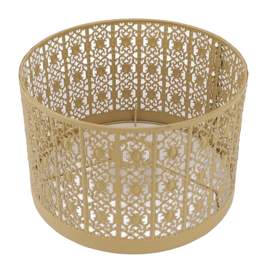 Lamp Shade Hollow Out Metal E27 E14 Clip On Easy Installation   Lamp Cover for Table Bedroom Living Room Home