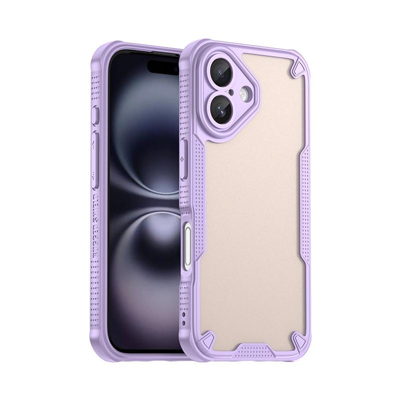 For iPhone 16 Case iPhone 16e 16 Cover TPU Border Durable Matte Bumper Protective Phone Cases For iPhone 16 Pro Max Plus Funda