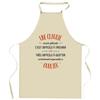 Planetee Kitchen Apron A Claudie Also Brilliant | Original Humorous Gift for Cook Protective Clothing Blouse