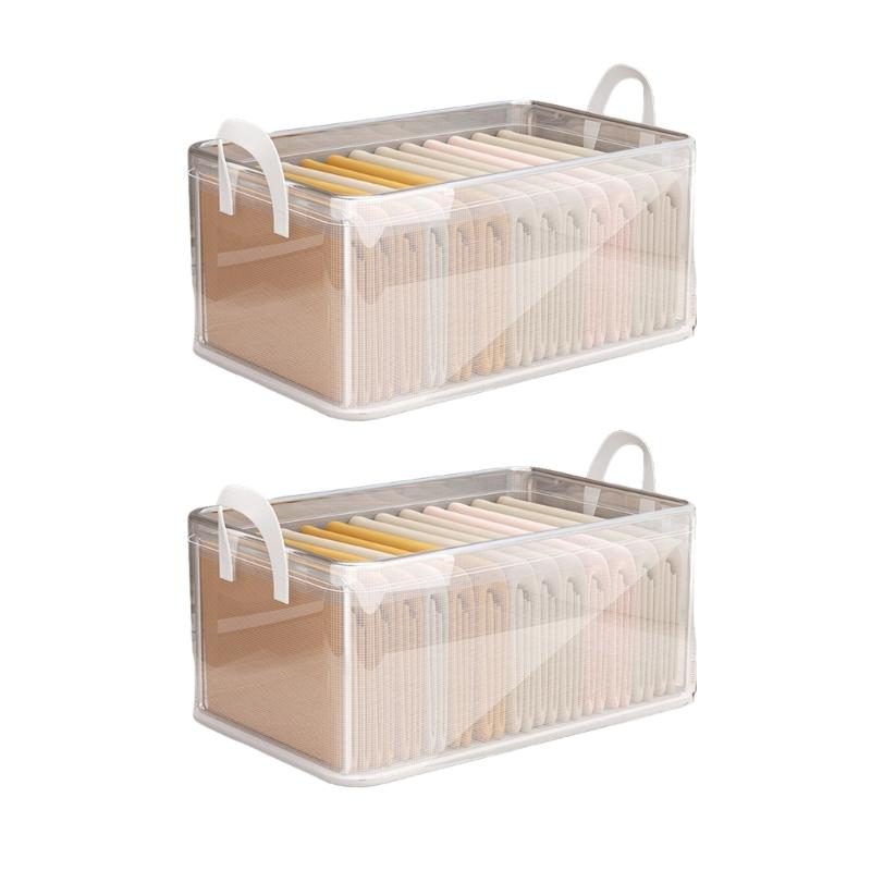 Waterproof Sturdy PVC Storage Box for Travel and Home Use Clear Home Storage Organizers for Small Items Daily Use