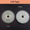 Motor Fan Impeller Replacement Parts For 4100 Cutting Machine Blade 110 Marble Machine Impeller Power Tools Accessories