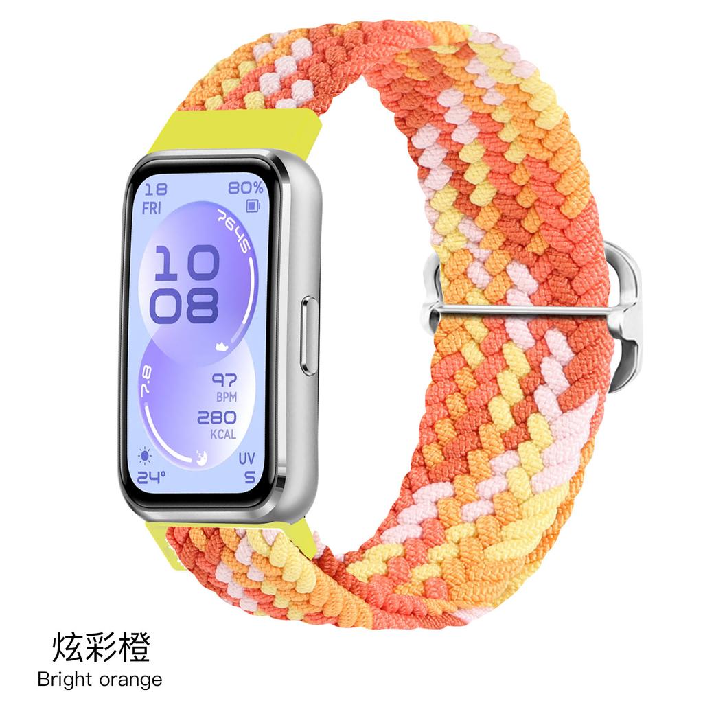 Strap for Huawei Band 7 8 9 10 11 Pro Accessories Adjustable Braided Solo Loop Wrist Elastic Bracelet Correa Huawei Band 11 Band