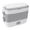 Portable Self Cooking Electric Lunch Box   Rice Cooker 2 Layers 4 Stainless Steel Food Insulation Bowls for   Dormitory 2L