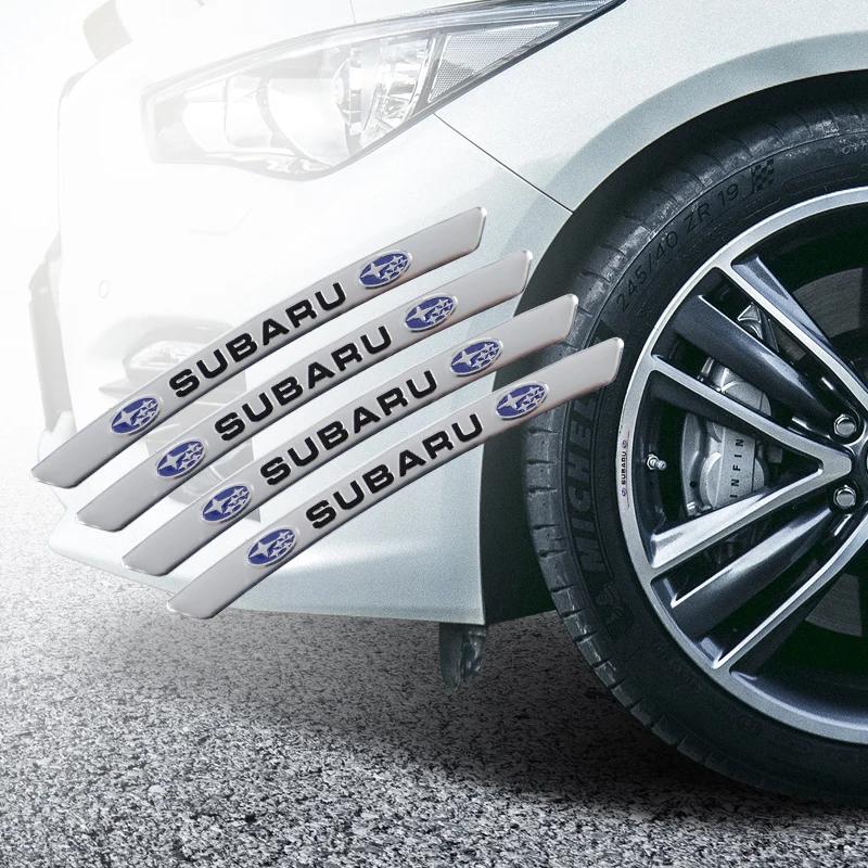 4Pcs Car Wheel Rim Stickers Auto Tire Decorative Decals Emblem For Subaru Impreza Legacy WRX STI BRZ Forester Outback Valve Cap X111