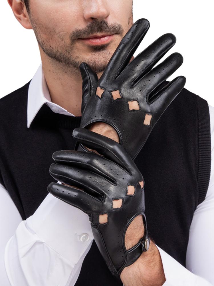 

Мужские кожаные перчатки Тонкие Сенсорные Вождение Ретро Велосипед Дышащие Липкие Руки ремонт рук красивый Перчатки XL