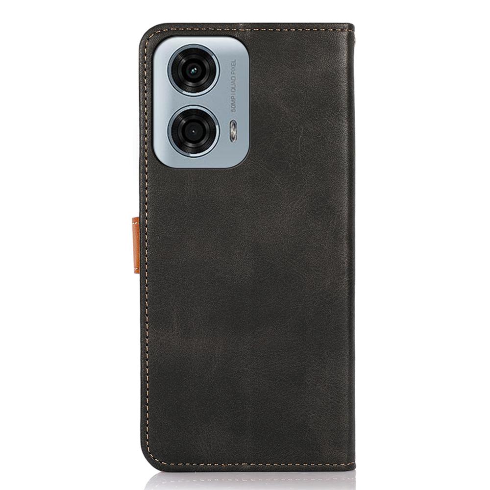 KHAZNEH For Motorola Moto G24 Power Magnetic Flip PU Leather Case Protective Phone Cover