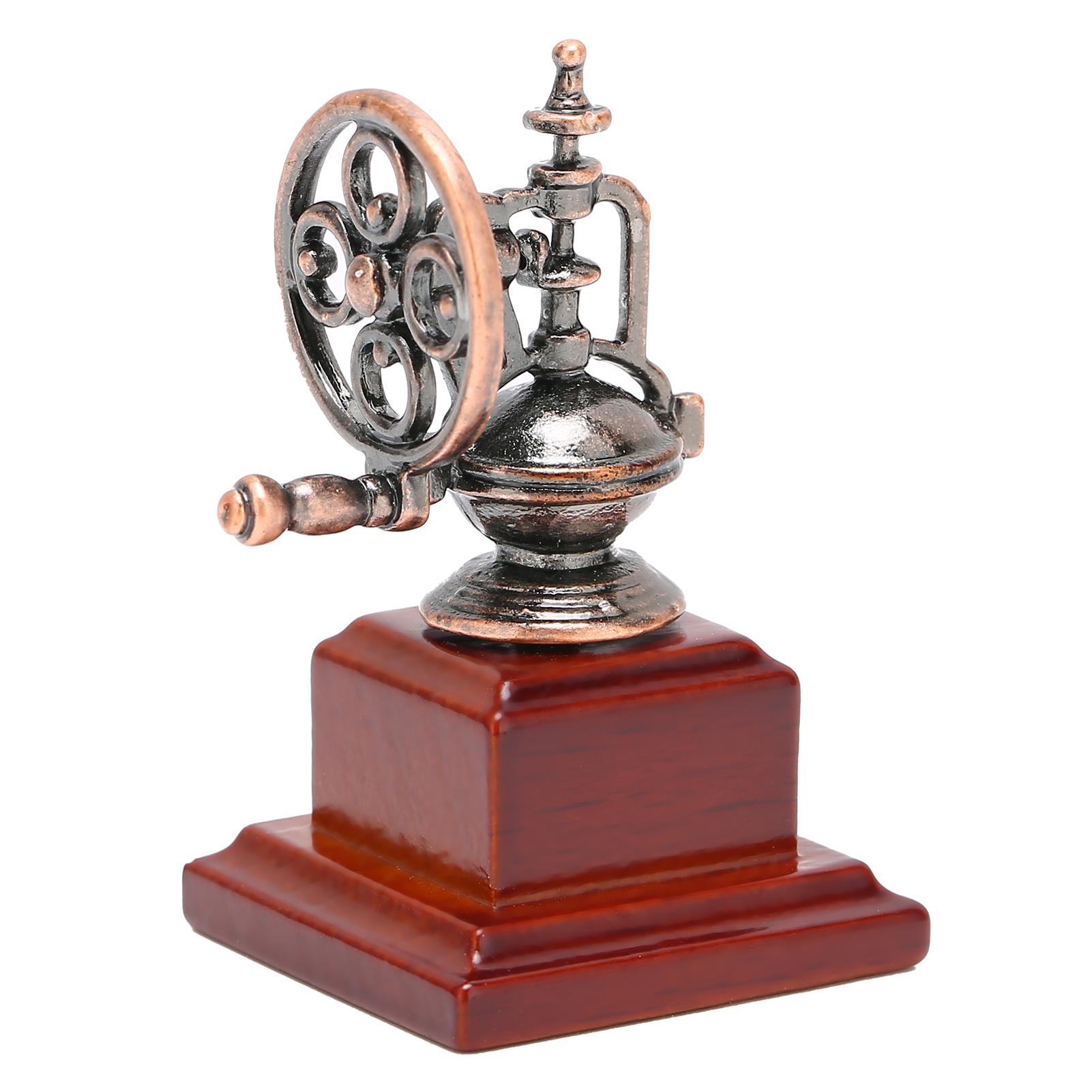 1:12   Металлический Кофеварка Симуляция Кухонная Мебель Кукольный Домик Миниатюрные Аксессуары