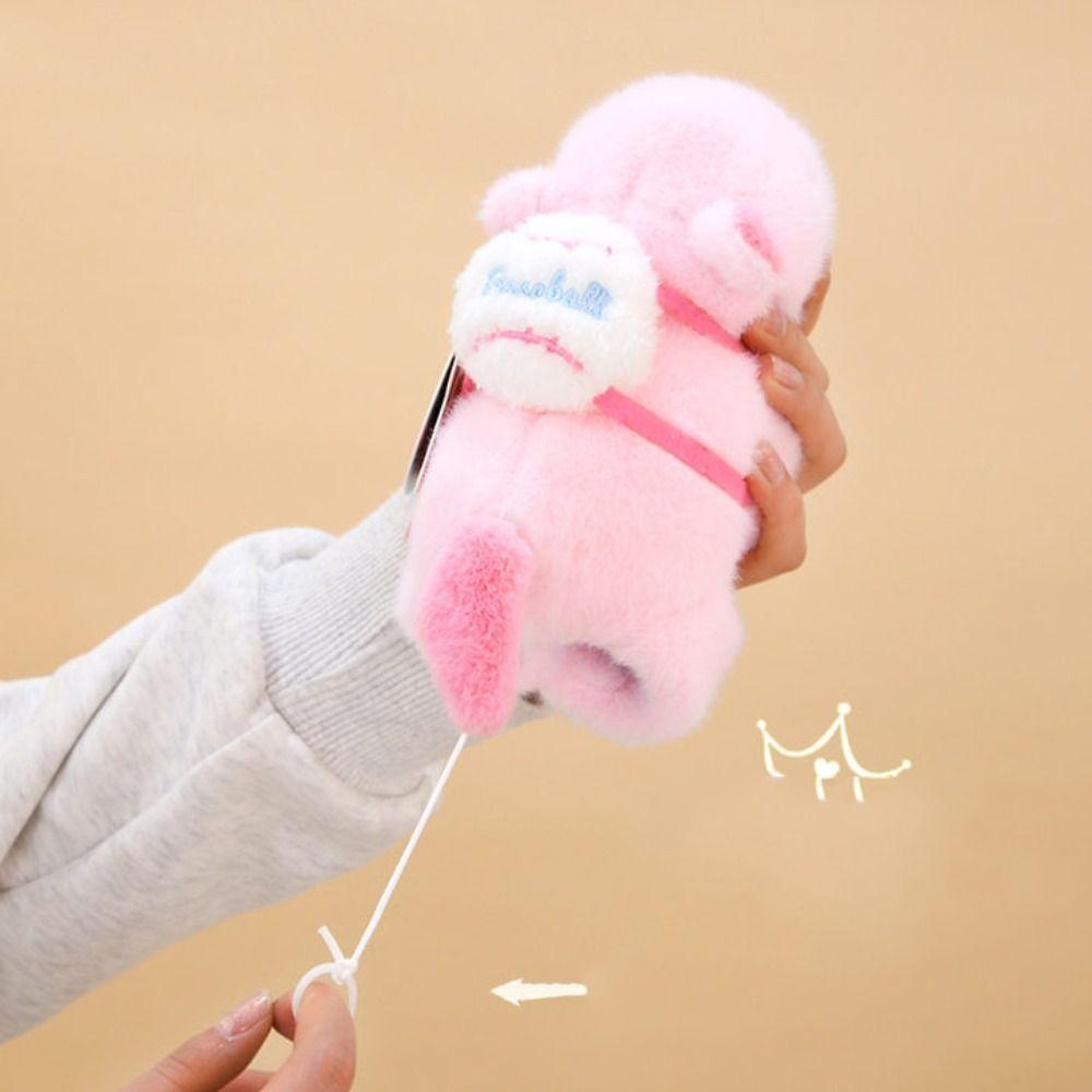 Capybara Rodent Slap Bracelet Series Rotatable Capybara Plush Wrist Band  Christmas Toy