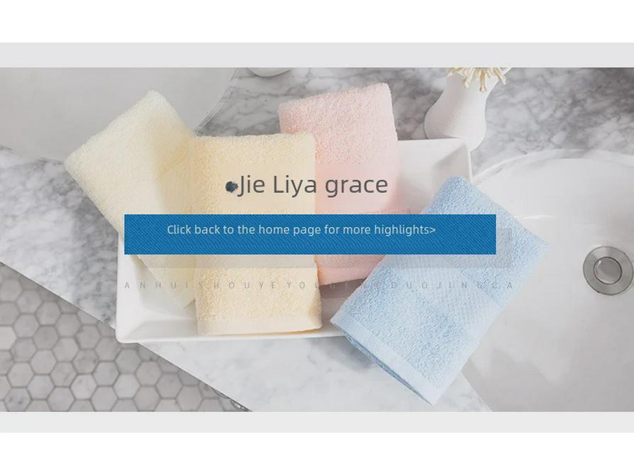 Grace 7375 Thick Pure Cotton Face Towel for Men and Women