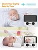 4.3" Baby Monitor with Night Vision