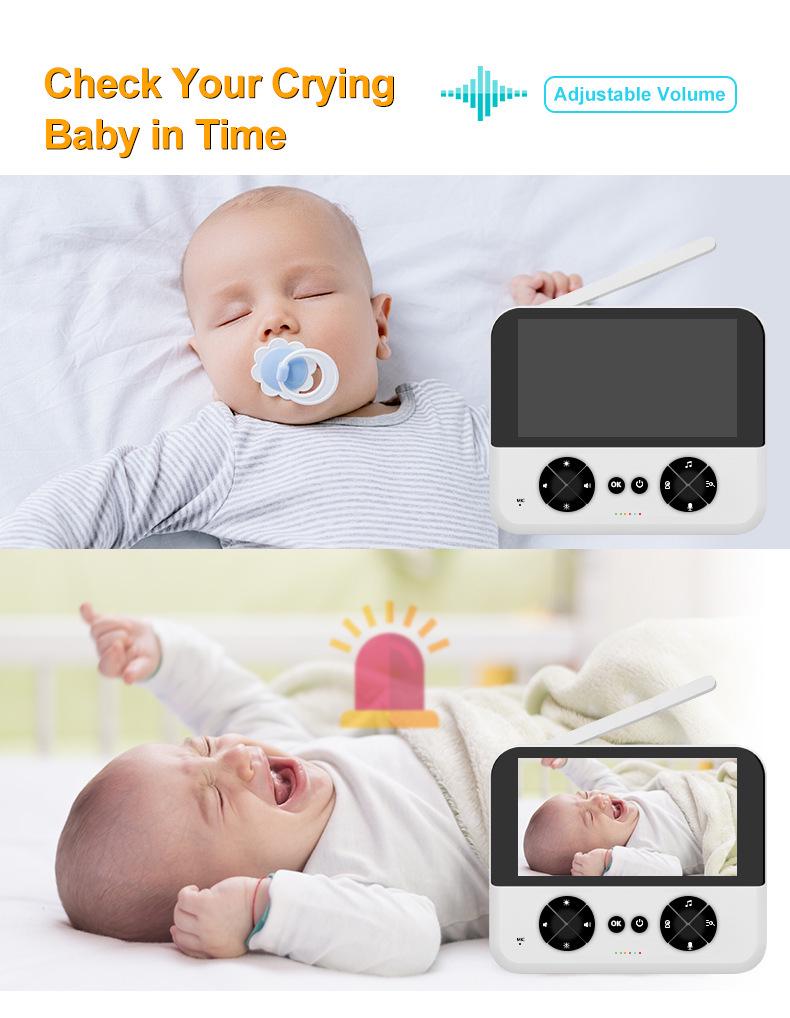 4.3" Baby Monitor with Night Vision
