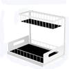 Under Sink Storage Organizer 2 Tier Drawers Cabinet Basket Kitchen Tools Sundries Rack Bathroom Under Sink Sliding Organizers
