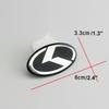 1 SET(7 Pcs) K Logo 3D Emblem Front Grille Trunk + Steering Wheel + Wheel Center Caps Sticker Badge for OPTIMA K5 Forte Koup