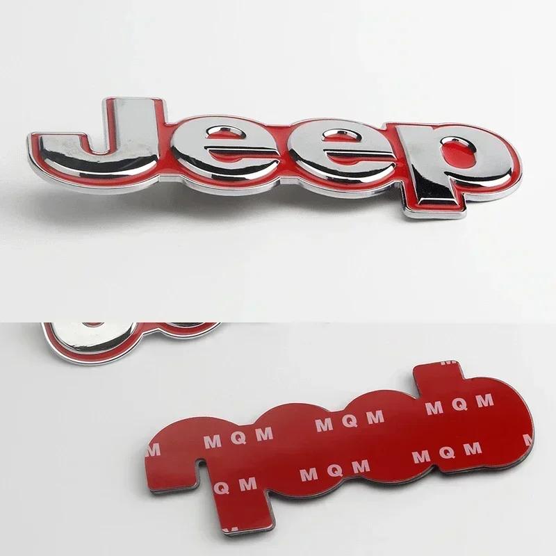 CZY2 Car Body Rear Trunk Emblem Fender Side Badge Stickers for Jeep Wrangler Grand Cherokee Renegade Patriot Rubicon Compass Liberty