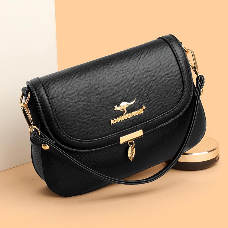 Hochwertige weiche PU-Leder Umhängetasche, Modische Damen Schulter-Crossbody-Tasche, Lässige Schultertasche geeignet für den täglichen Gebrauch und zum Einkaufen
