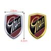 OKM20 Metal GHIA Emblems Side Shield Logo Rear Trunk Stickers for Ford Hatchback  Fiesta Escort Mondeo Taurus Ecosport Kuga Edge Focus