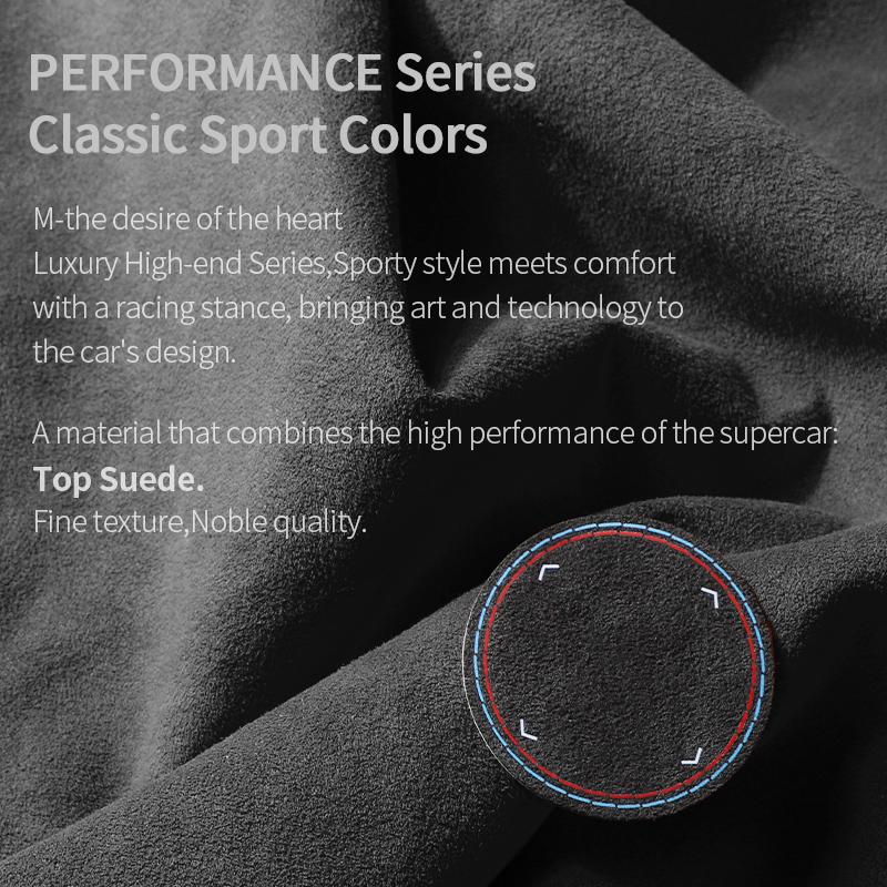 AAAPH1 For BMW 1er/2er/3er/4er/z4 Series Made of Alcantara Multimedia Switch Knob Trim Sticker Car Interior Custom Tuning Accessories