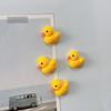 10Pcs Little Yellow Duck Refrigerator Magnet Home Office Kitchen Locker Fridge Magnetic 3D Cartoon Duck Decoration Ornament
