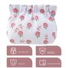 Storage Bag Floral Print Metal Spring Opening Portable Lightweight Commute Travel Makeup Bag Earphone Key Stoarge Pouch Cosmetic Bag